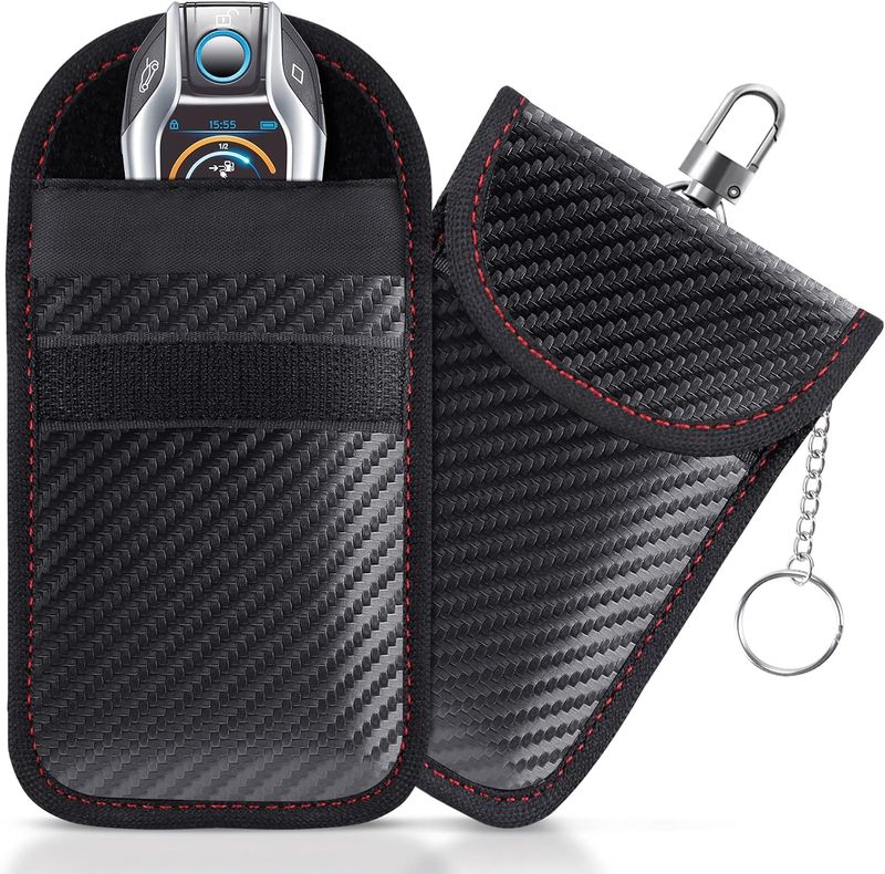 lanpard Faraday pouch for car keys, 2-pack